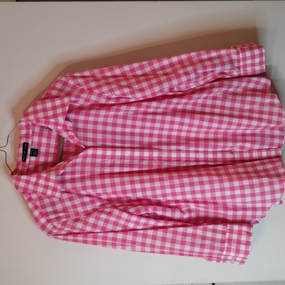 Long sleeves plaid Shirt, size XL, american living